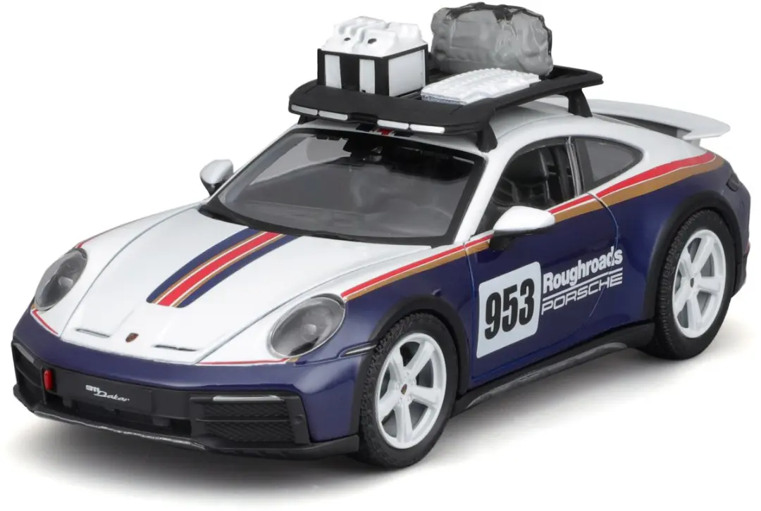 Bburago Porsche 911 Dakar 1:24 Auto - afbeelding 4 van 6