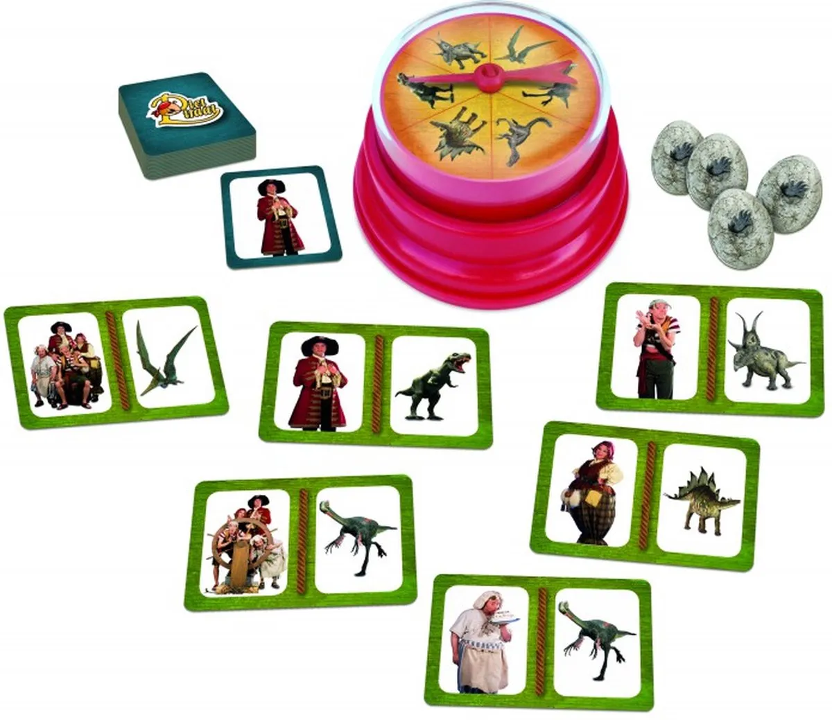 Studio 100 Piet Piraat Speed Twist Reisspel - 2-4 Spelers
