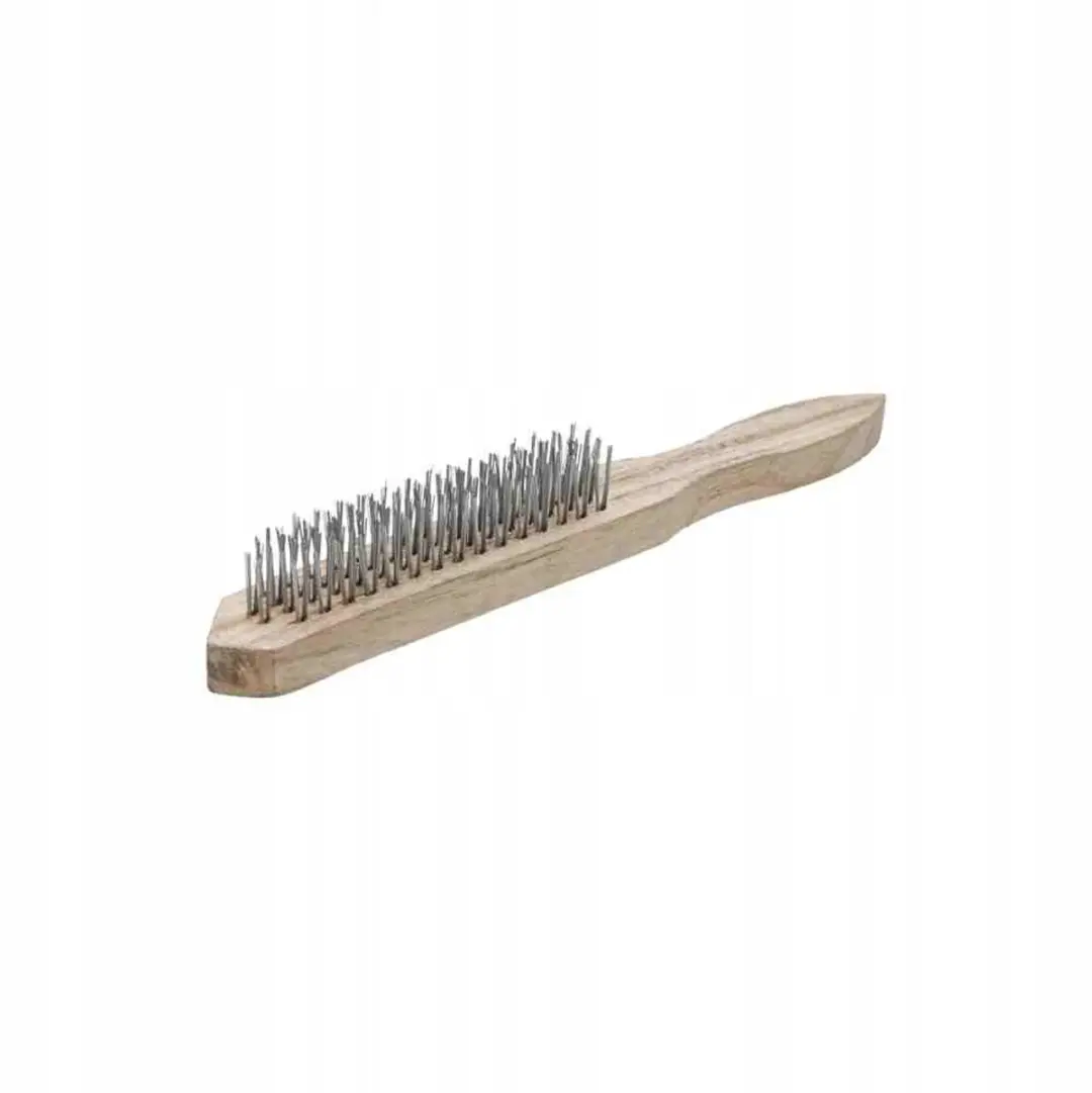 Condor Staalborstel 4-Rijig met Houten Handvat