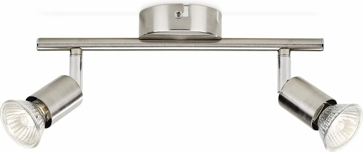 Philips Limbali Opbouwspot Mat Chroom - 2x GU10 4,8W Warmwit