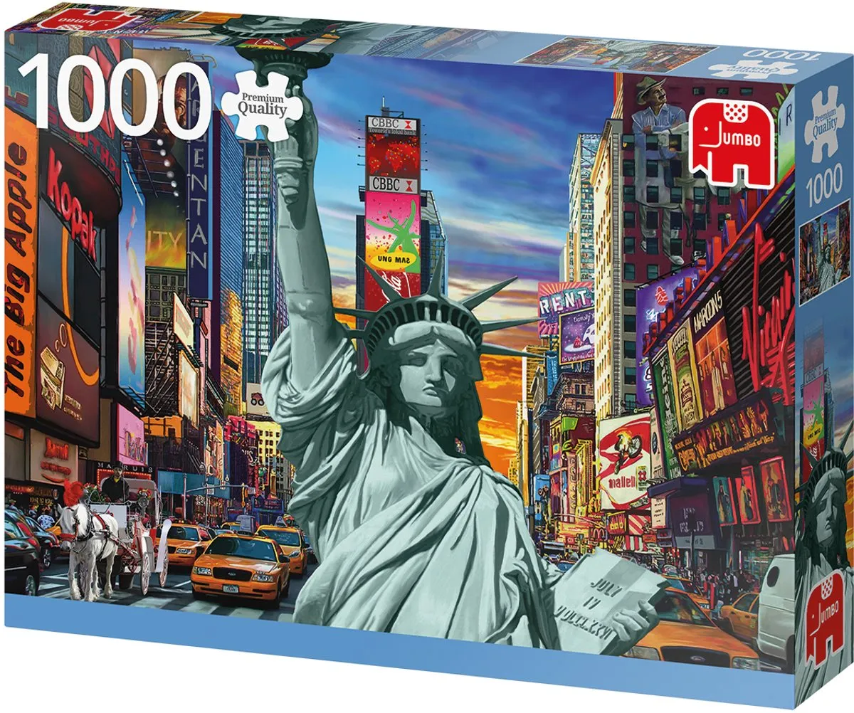 Jumbo New York City Puzzel 1000 Stuks - Multicolor