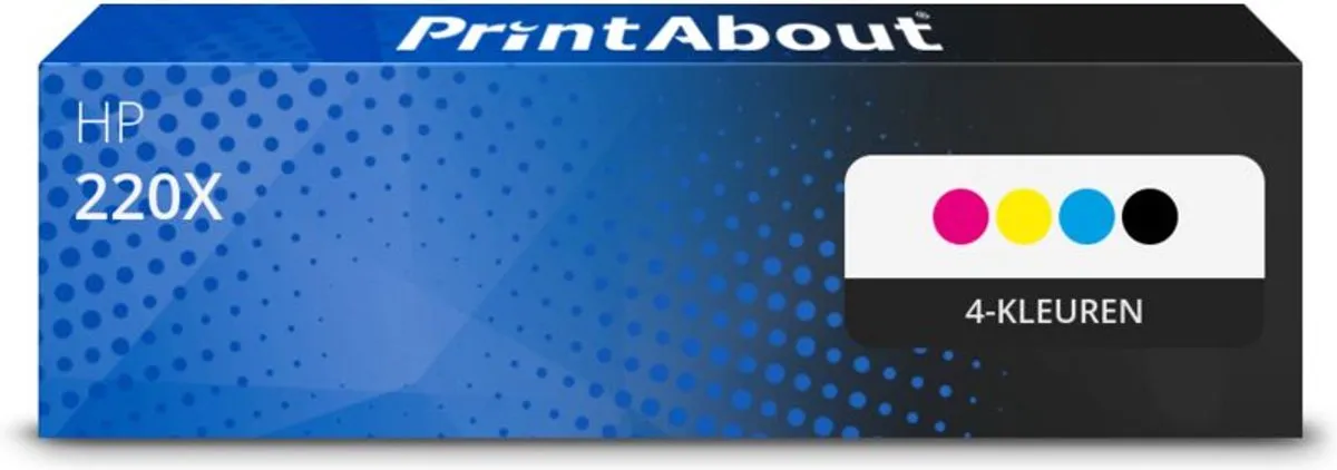 PrintAbout Toner 220X 4-kleuren HP Voordeelbundel