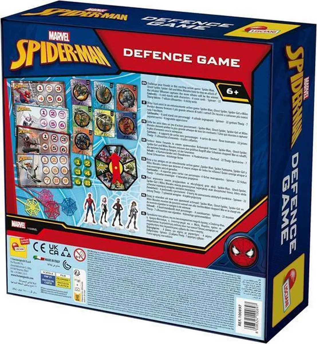 Marvel Spiderman Defence Game Gezelschapsspel - 2-4 Spelers