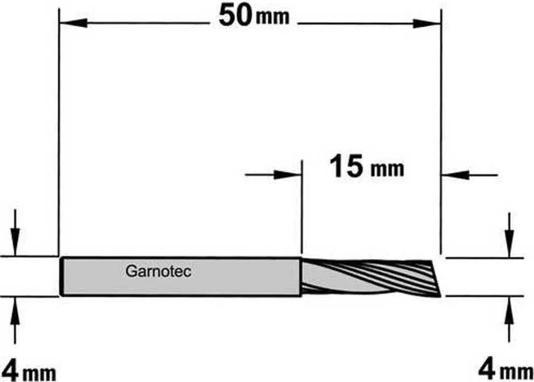 CMT Spiraalfrees HWM Profielfrees - Hout - 1 Stuk - afbeelding 3 van 3