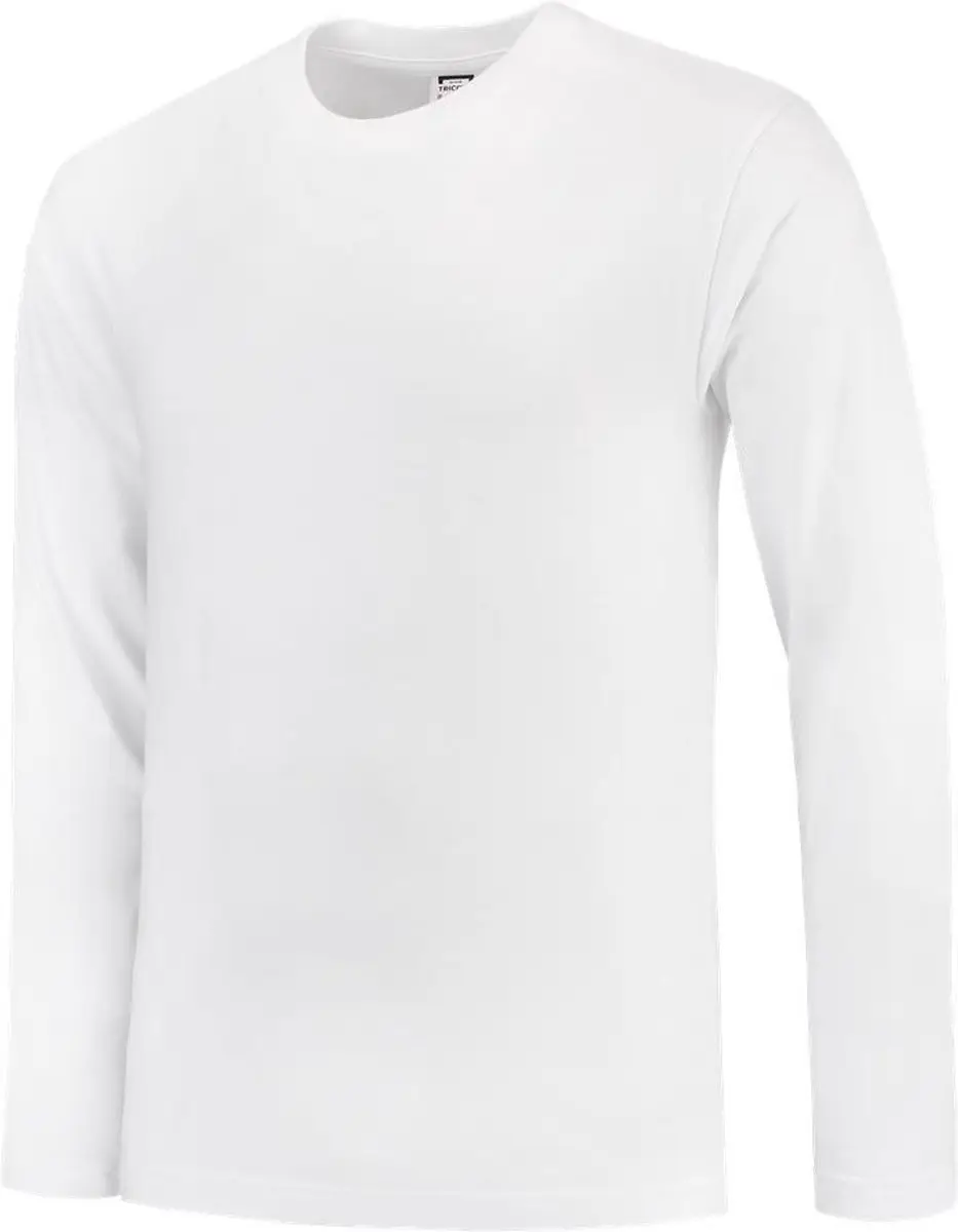 Tricorp T-shirt Lange mouw 101006 - Wit - Maat S - afbeelding 5 van 6
