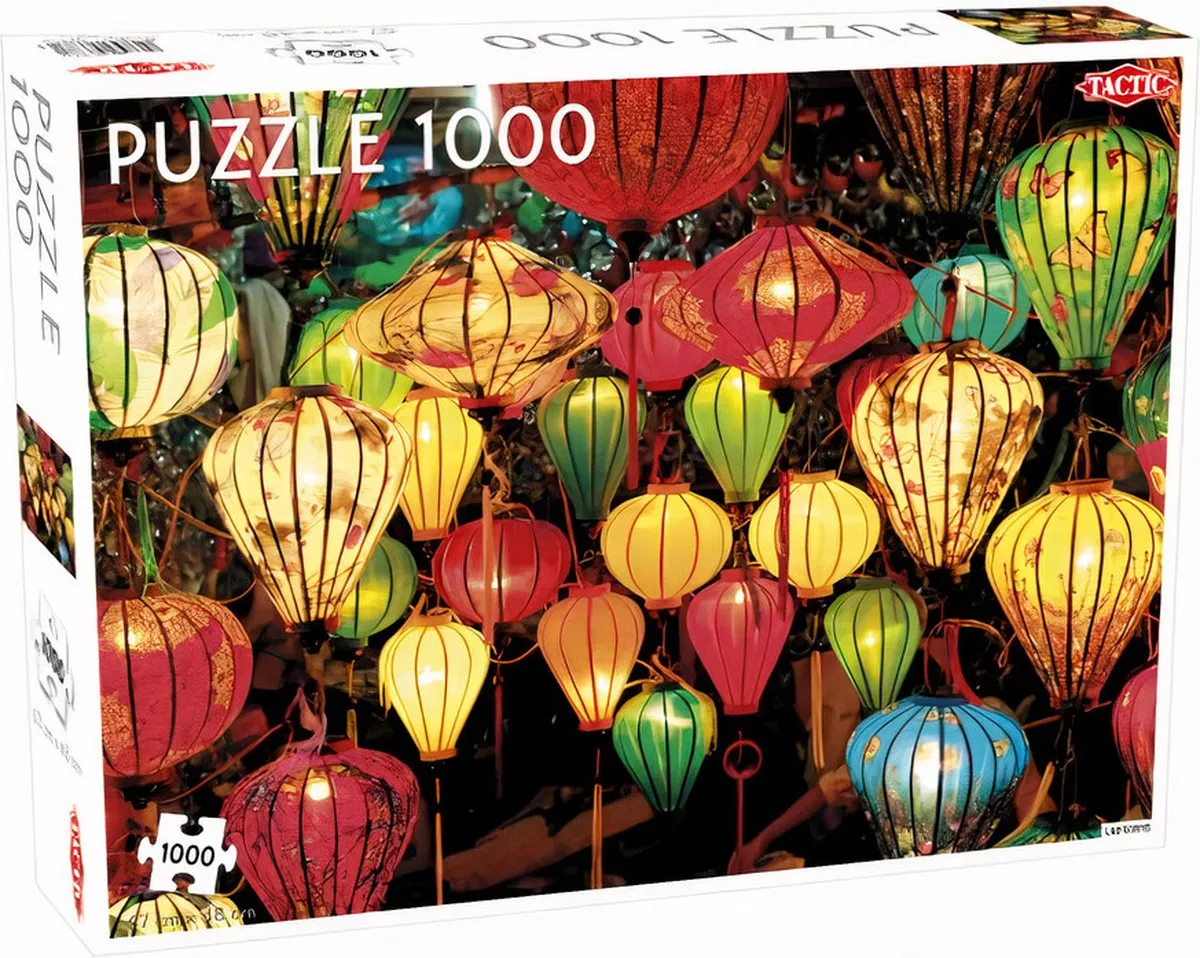 Tactic Lanterns Puzzel 1000 Stuks - Wit