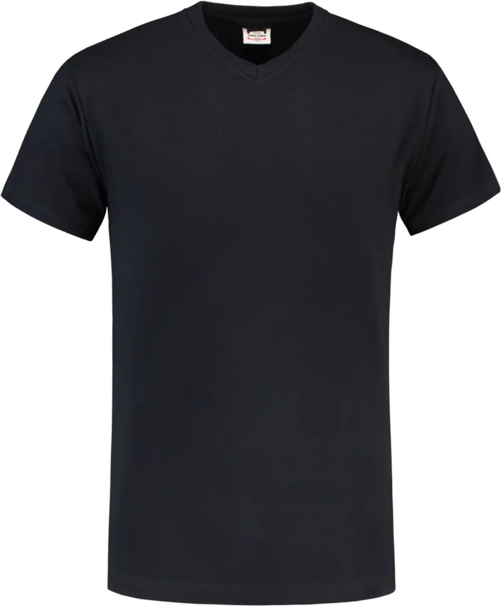 Tricorp T-Shirt V-hals Marineblauw 7XL