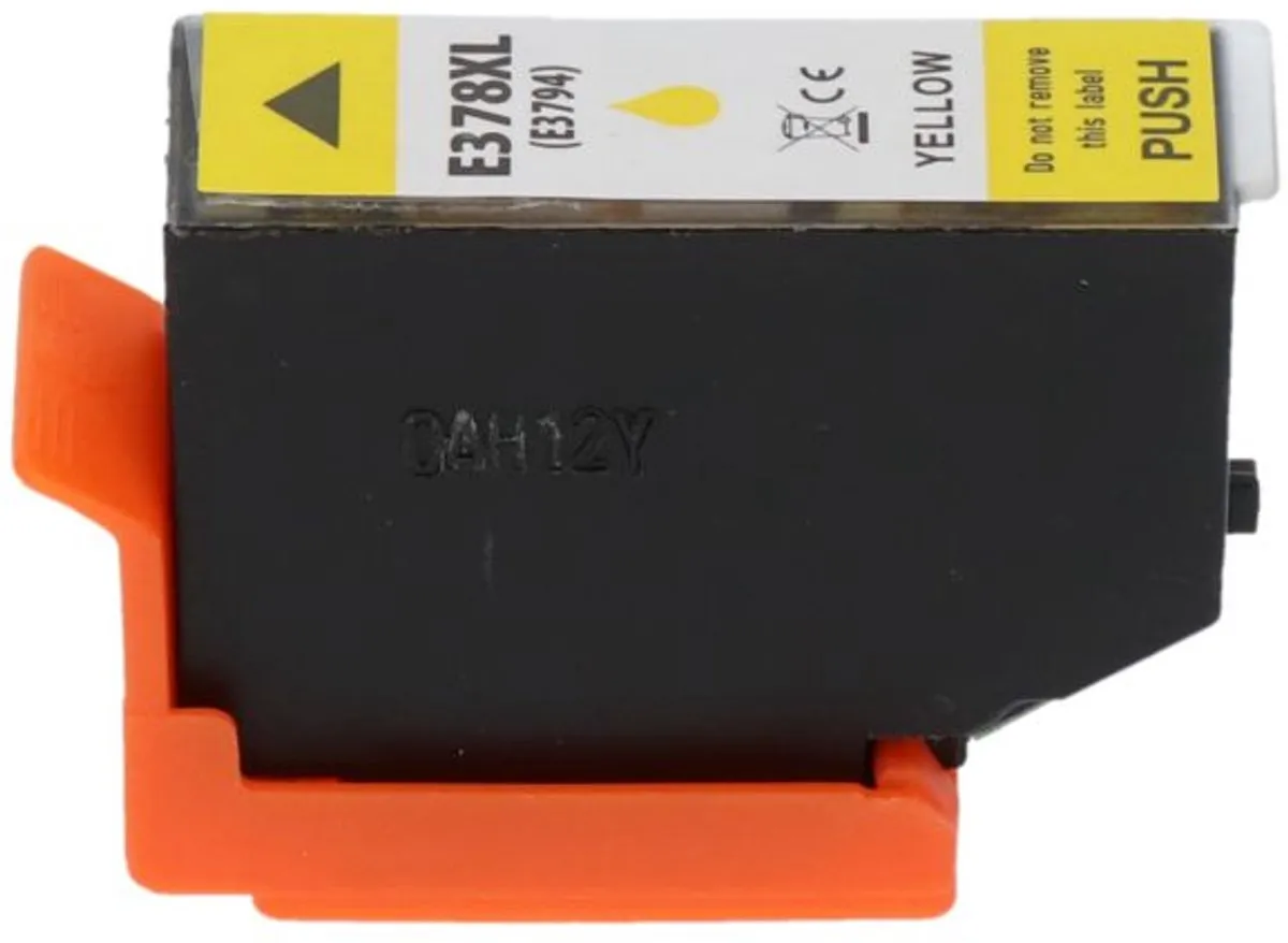 PrintAbout Inktcartridge C13T37844010 Geel - 13,5ml - Epson