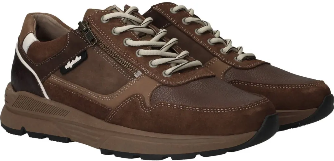 Australian Connery Sneakers 15.1646.07-D12 - Heren - Bruin - afbeelding 4 van 6
