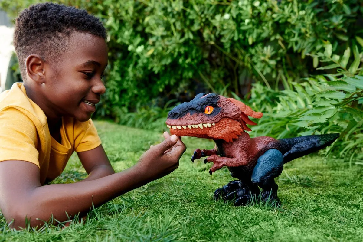 Jurassic World Dominion Pyroraptor GWD70 Interactief Speelgoed - 4+ jaar - afbeelding 6 van 6