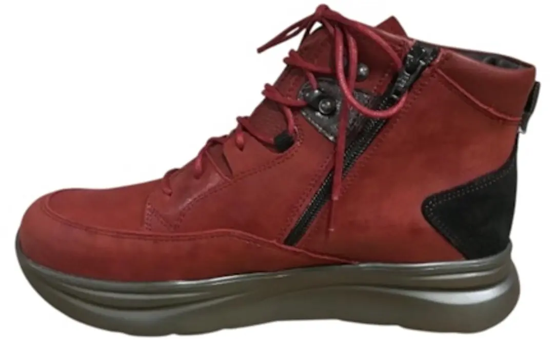 Wolky Apex 21509 Suede/Met/Nub VTR - Rood - Maat 43 - afbeelding 2 van 6