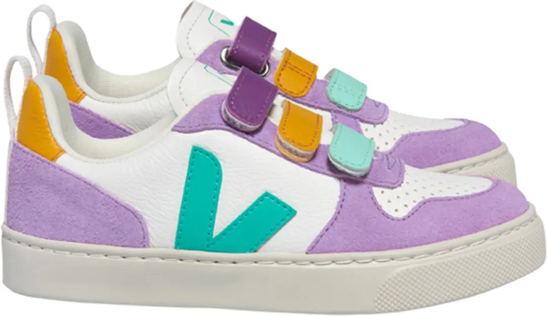 VEJA V10 LEATHER WHITE MULTICO FRESHMINT-26