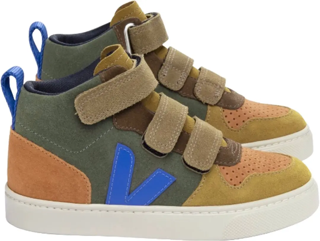 VEJA V10 MID SUEDE MULTICO MUD PAROS-25
