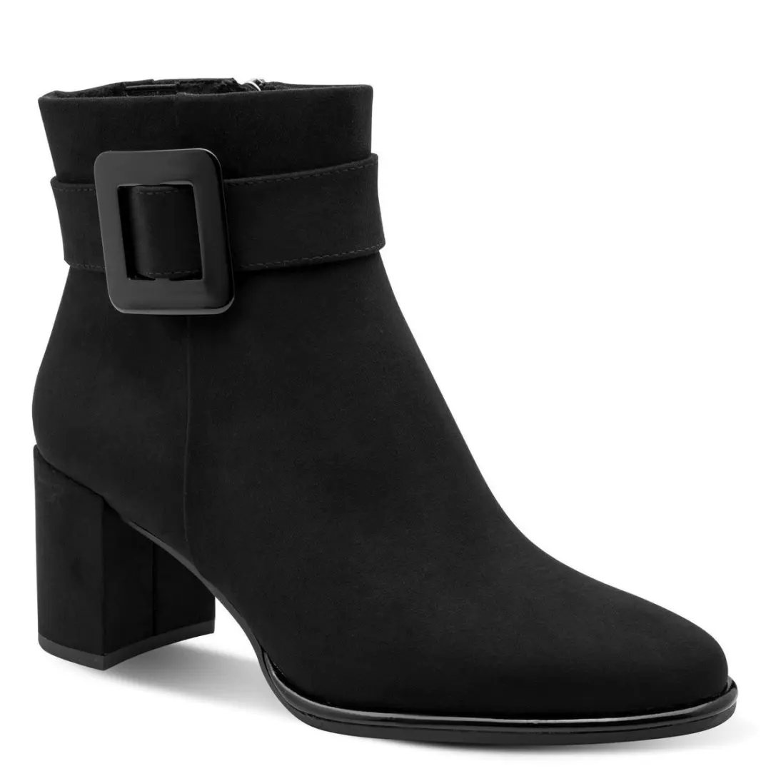 Marco Tozzi Dames Enkellaarsje 2-25338-43 007 F-breedte Maat: 37 EU