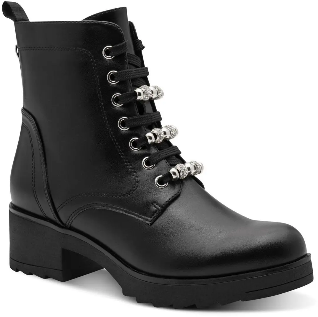 Marco Tozzi Dames Enkellaarsje 2-25203-47 001 F-breedte Maat: 37 EU