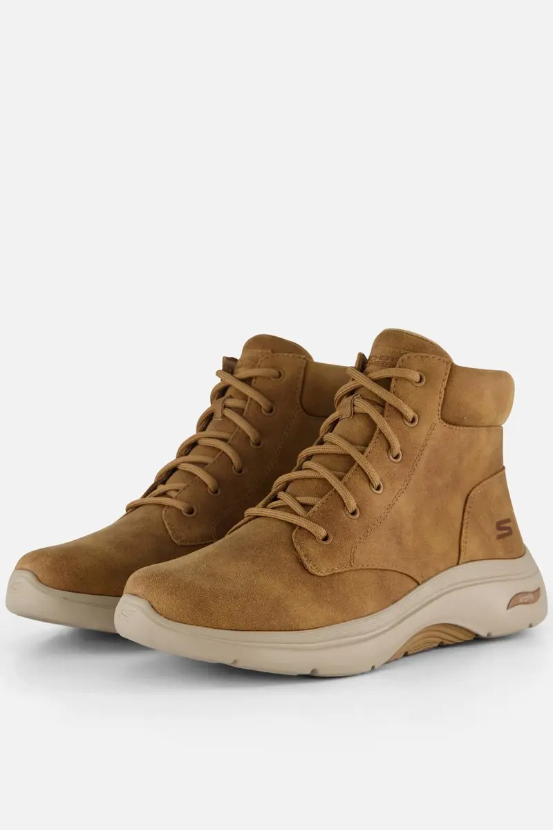 Skechers Go Walk Arch Fit 2.0 Veterboots cognac - Maat 41