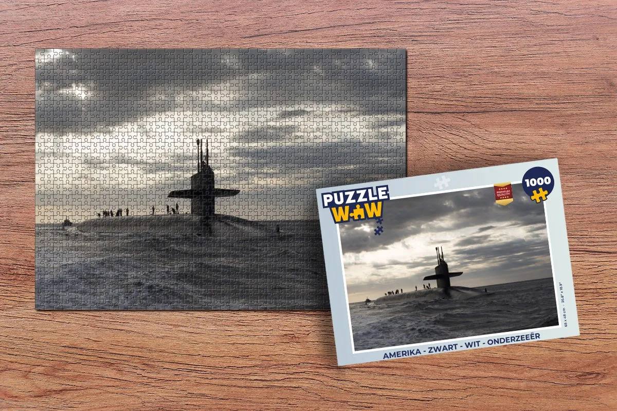 PuzzleWow Amerika Legpuzzel 1000 Stuks - Multicolor