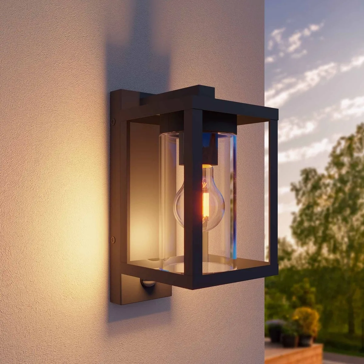 Ledvion Wandlamp met Sensor 7.5W Antraciet