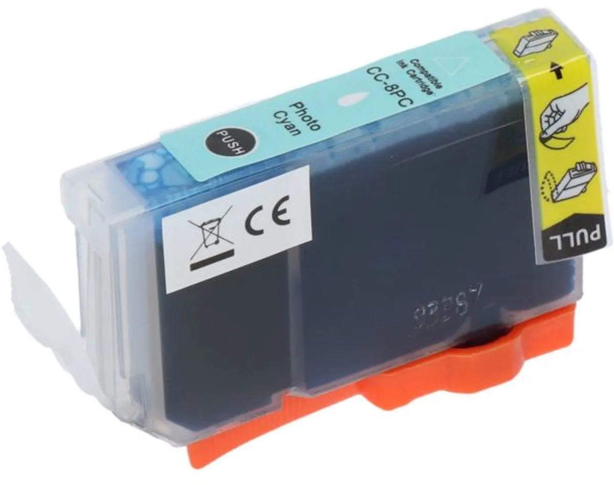 PrintAbout CLI-8PC Inktcartridge - Foto-cyaan 15ml - o.a. Canon PIXMA
