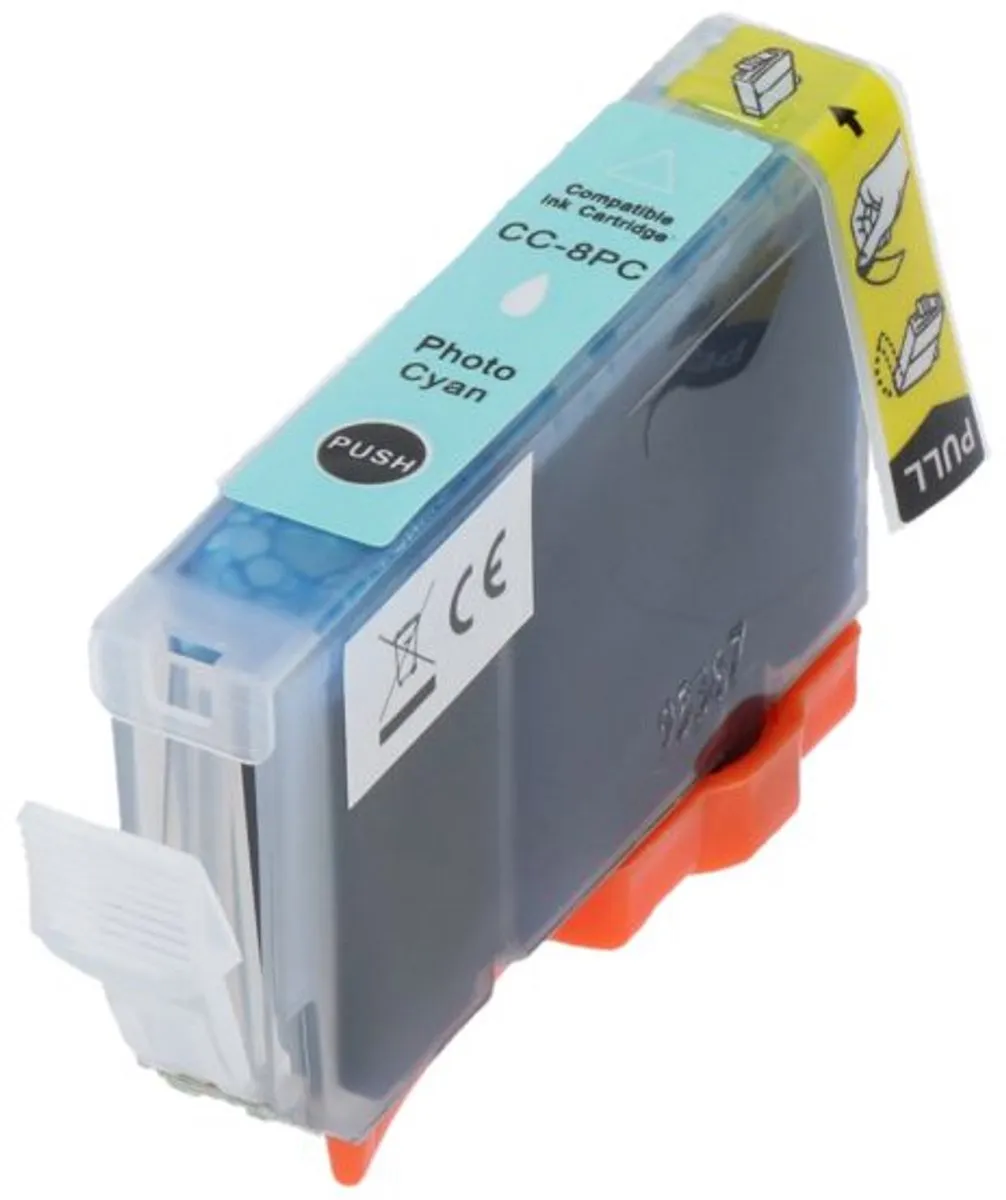 PrintAbout CLI-8PC Inktcartridge - Foto-cyaan 15ml - o.a. Canon PIXMA