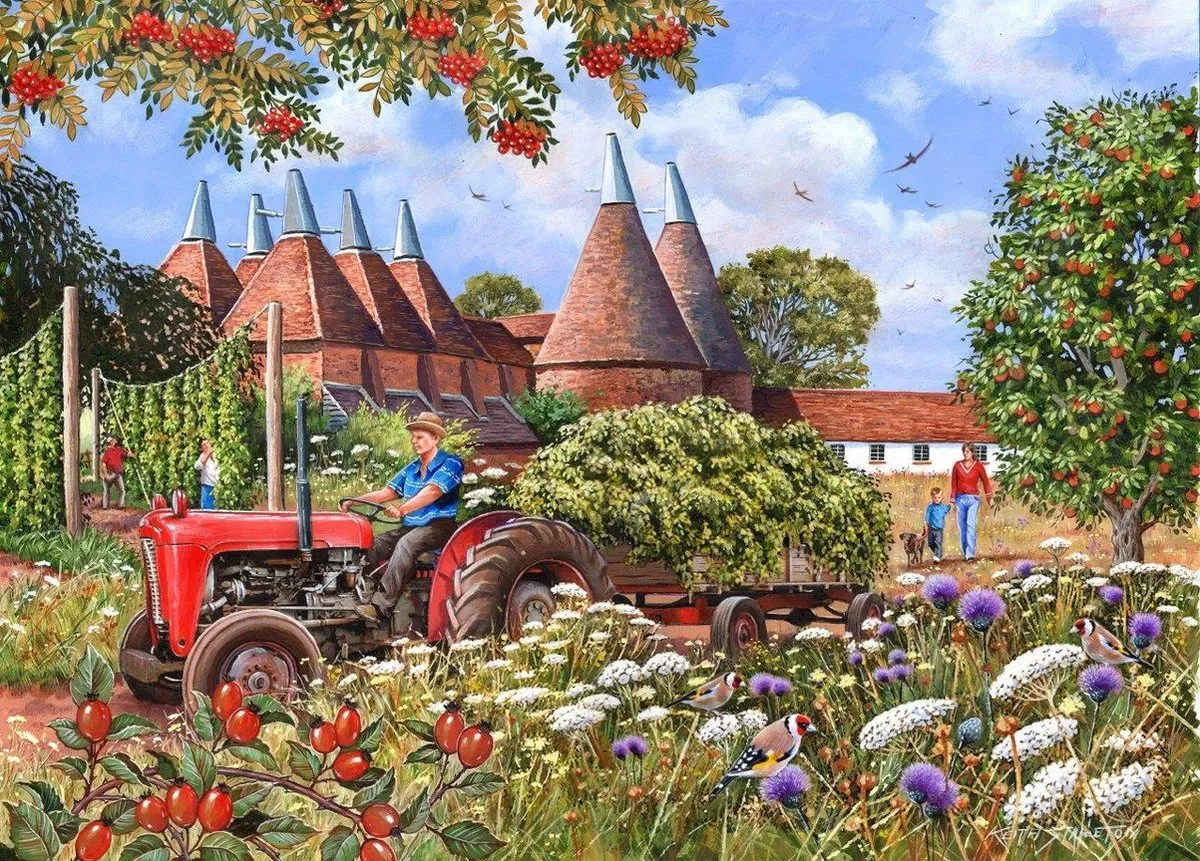 House Of Puzzles Oast Houses Puzzel 500 XL