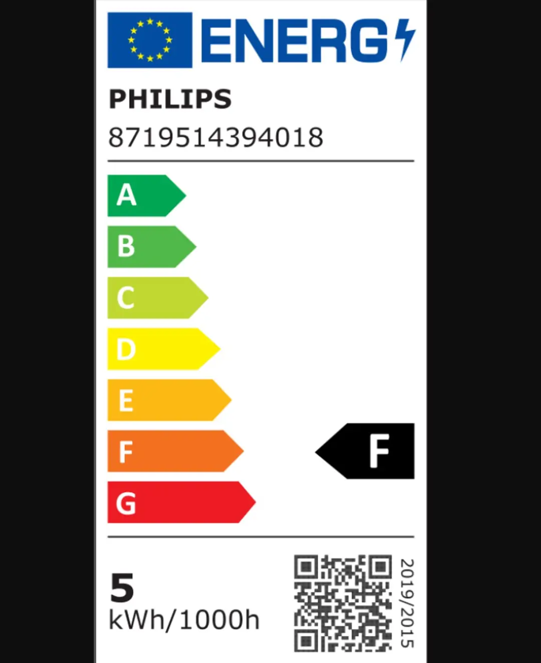 Philips LED GU10 4.7W Warm Wit - 50cm Diameter - afbeelding 2 van 4