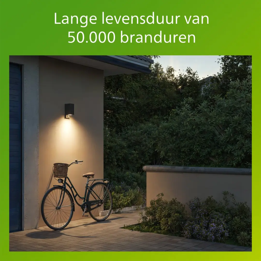 Philips Voro UltraEfficient Wandlamp 4.3W - Antraciet - afbeelding 4 van 6
