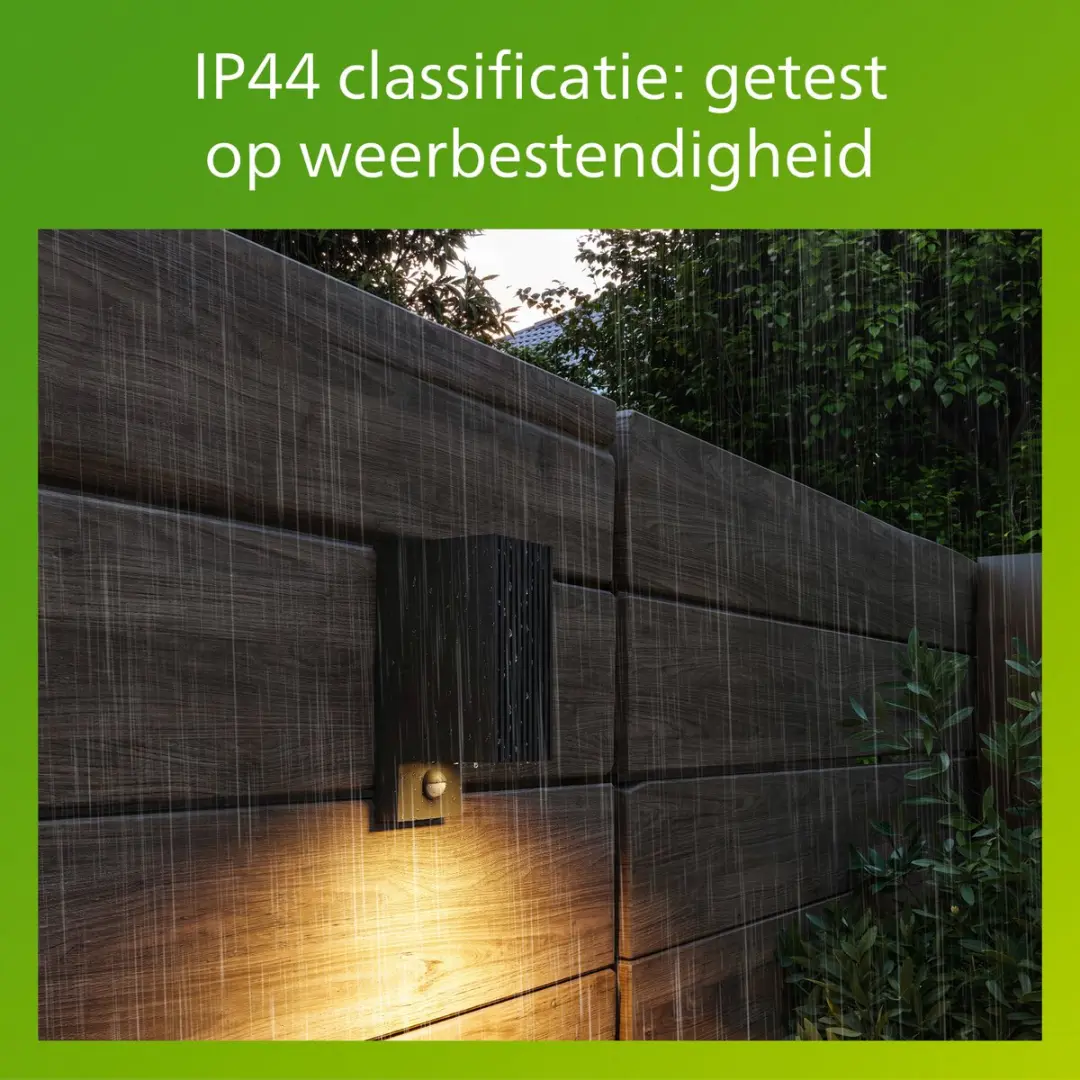 Philips Voro UltraEfficient Wandlamp 4.3W - Antraciet - afbeelding 6 van 6