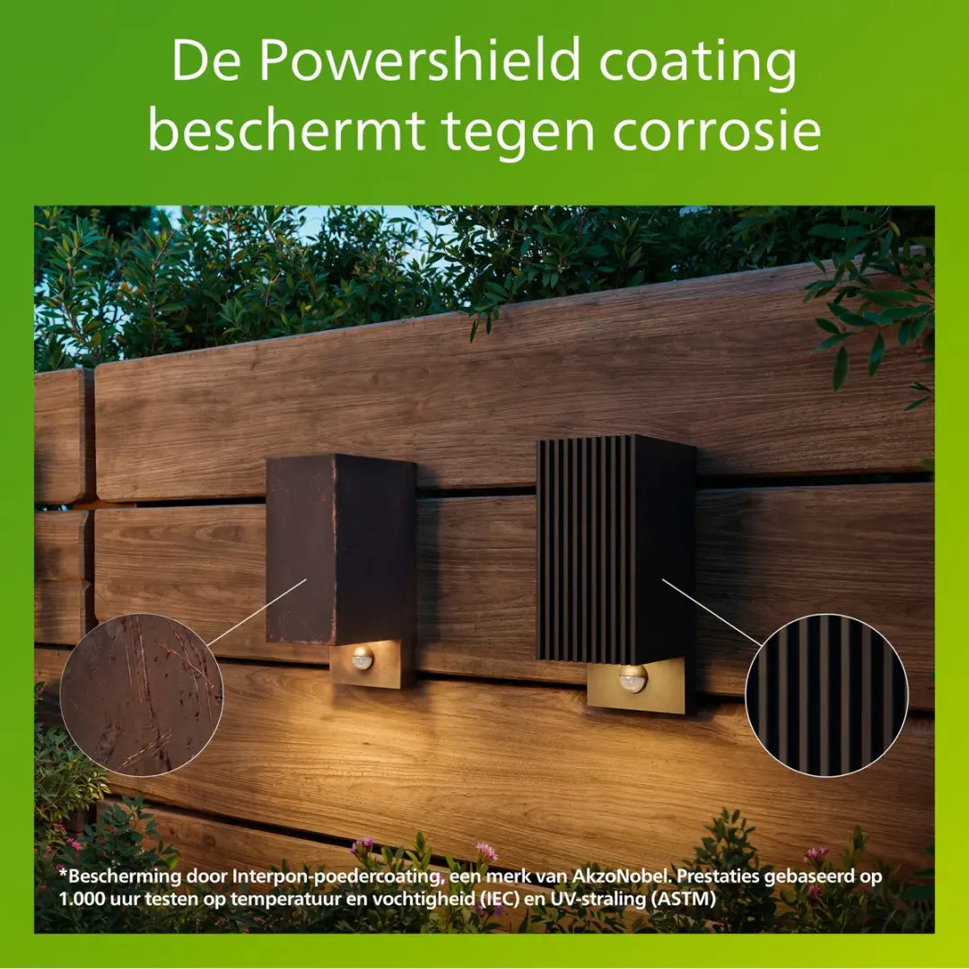 Philips Voro UltraEfficient Wandlamp 4.3W - Antraciet - afbeelding 5 van 6