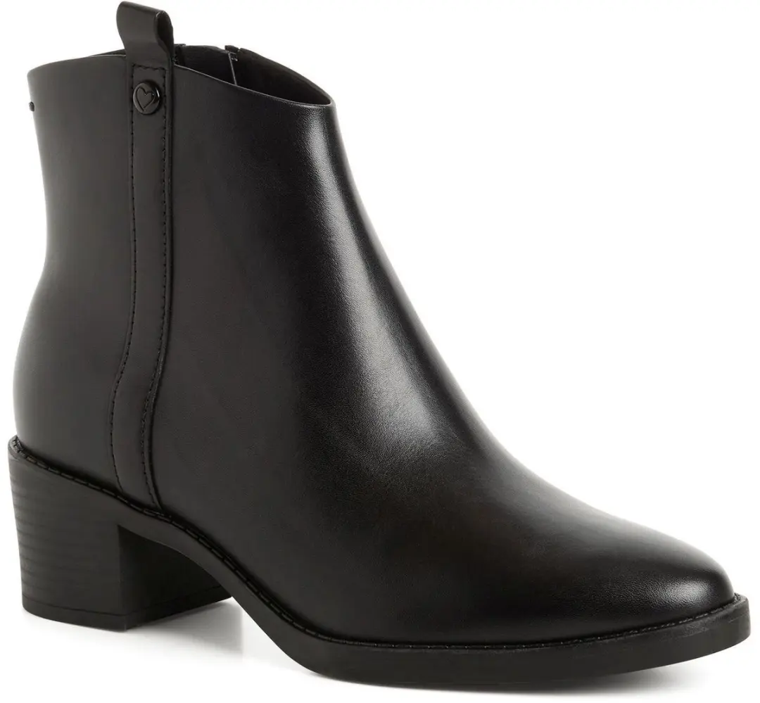 Marco Tozzi Dames Enkellaarsje 2-25325-47 001 F-breedte Maat: 37 EU