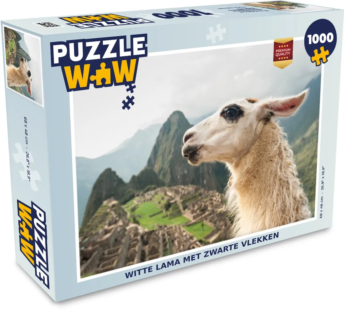 PuzzleWow Machu Picchu Legpuzzel 1000 Stuks - Multicolor