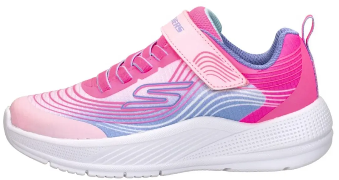 Skechers Microspec Advance Sneakers - Meisjes 31 - Roze - afbeelding 2 van 6