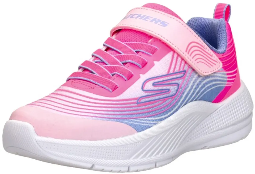Skechers Microspec Advance Sneakers - Meisjes 31 - Roze - afbeelding 5 van 6
