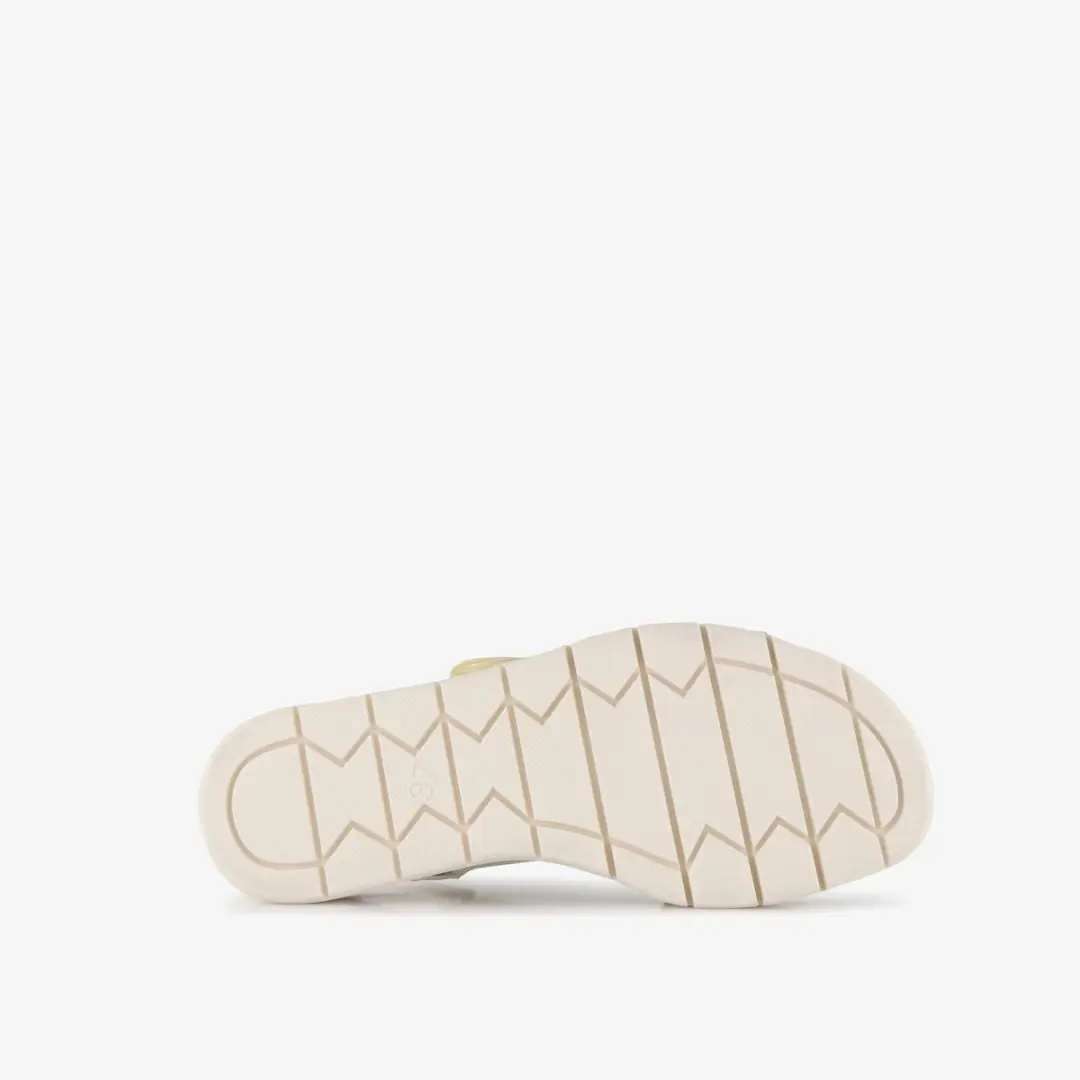 Marco Tozzi Dames Sandalen Wit Champagne - Maat 39 - afbeelding 3 van 6