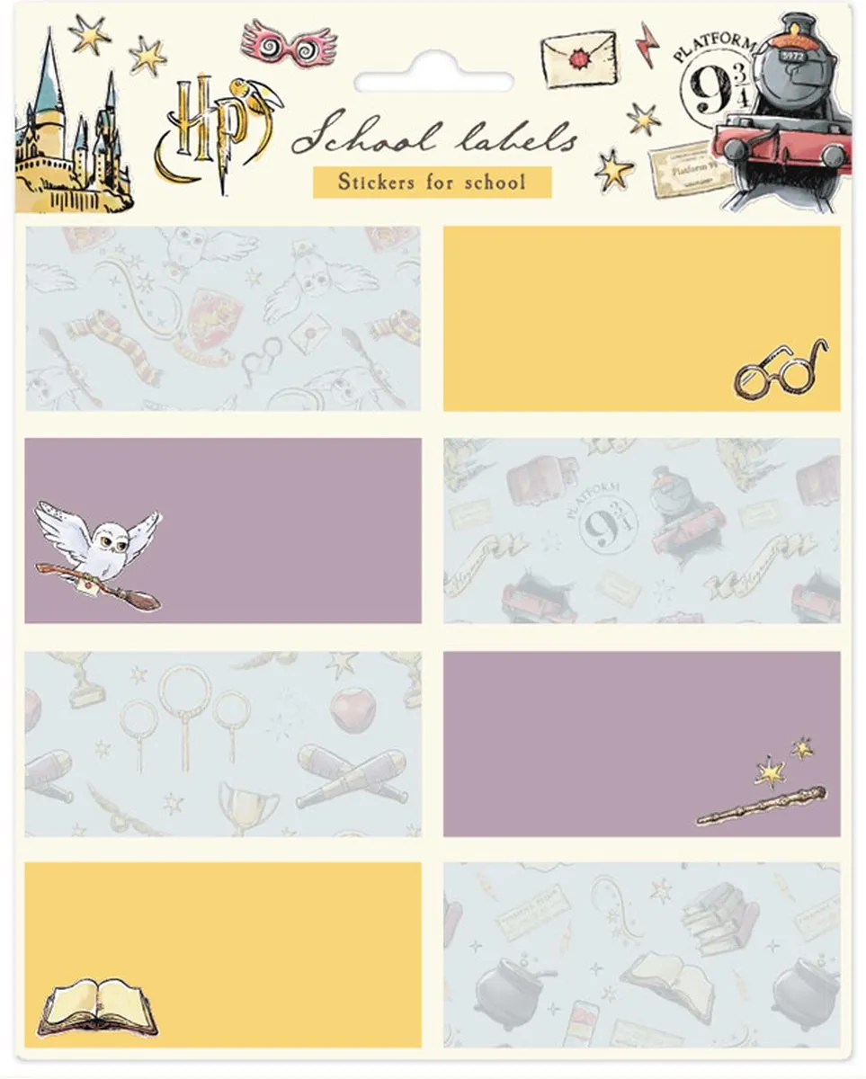 Harry Potter Etiketten 16 Stuks