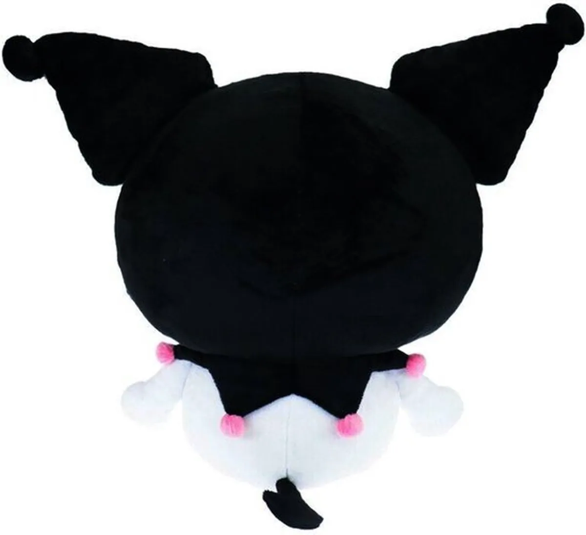 Hello Kitty Kuromi Pluche Knuffel 34cm - Zwart/Wit
