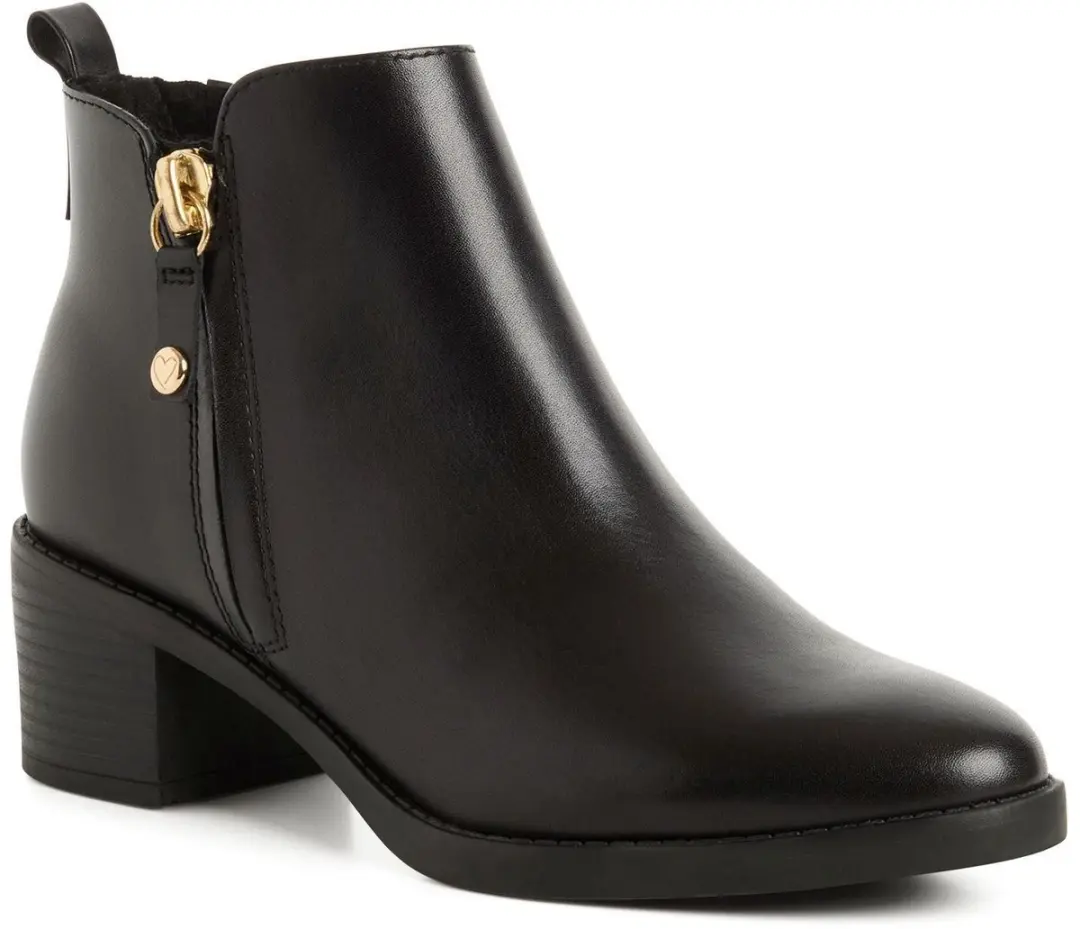 Marco Tozzi Dames Enkellaarsje 2-25323-47 001 F-breedte Maat: 38 EU