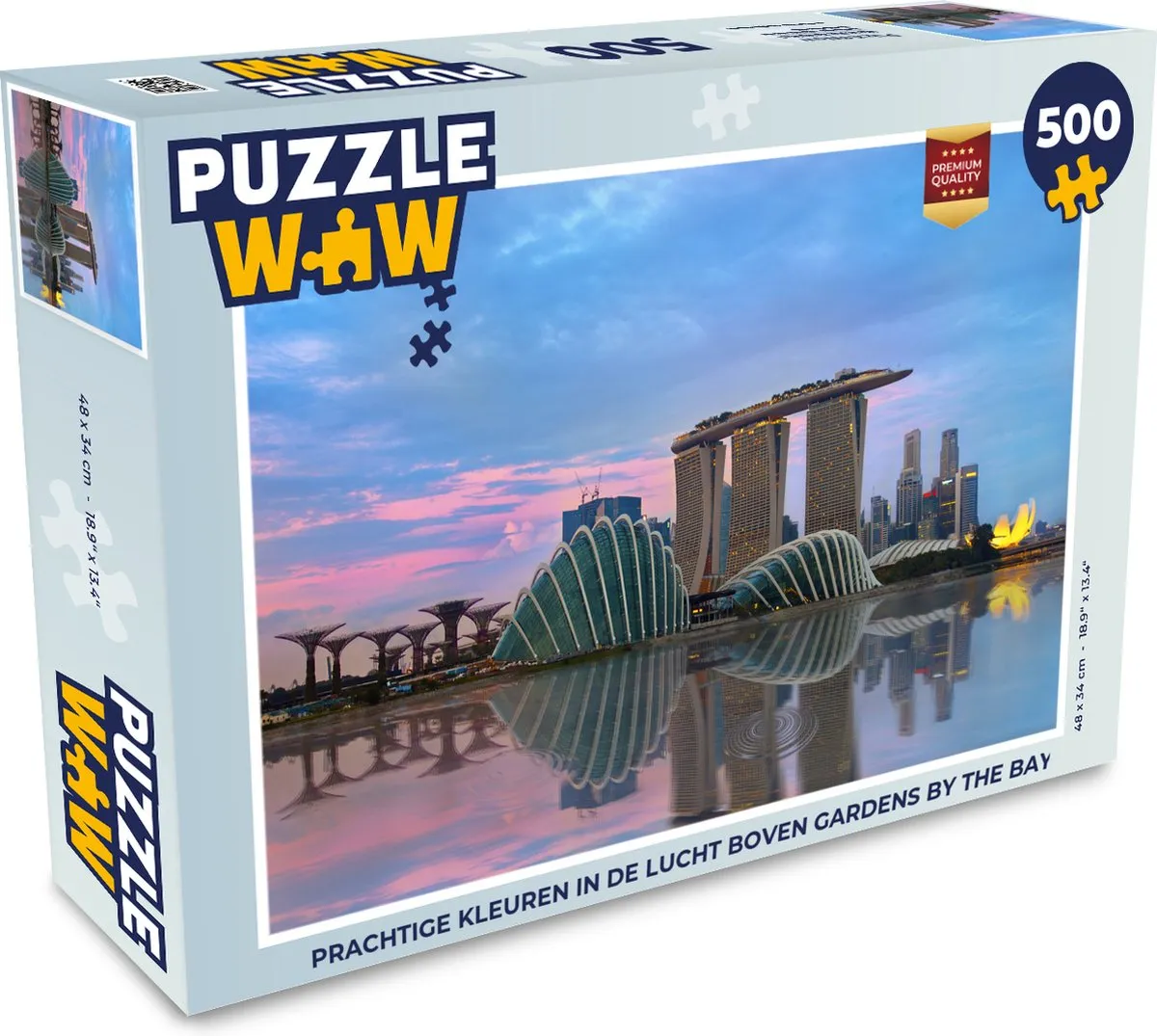 PuzzleWow Legpuzzel Gardens by the Bay 500 Stuks