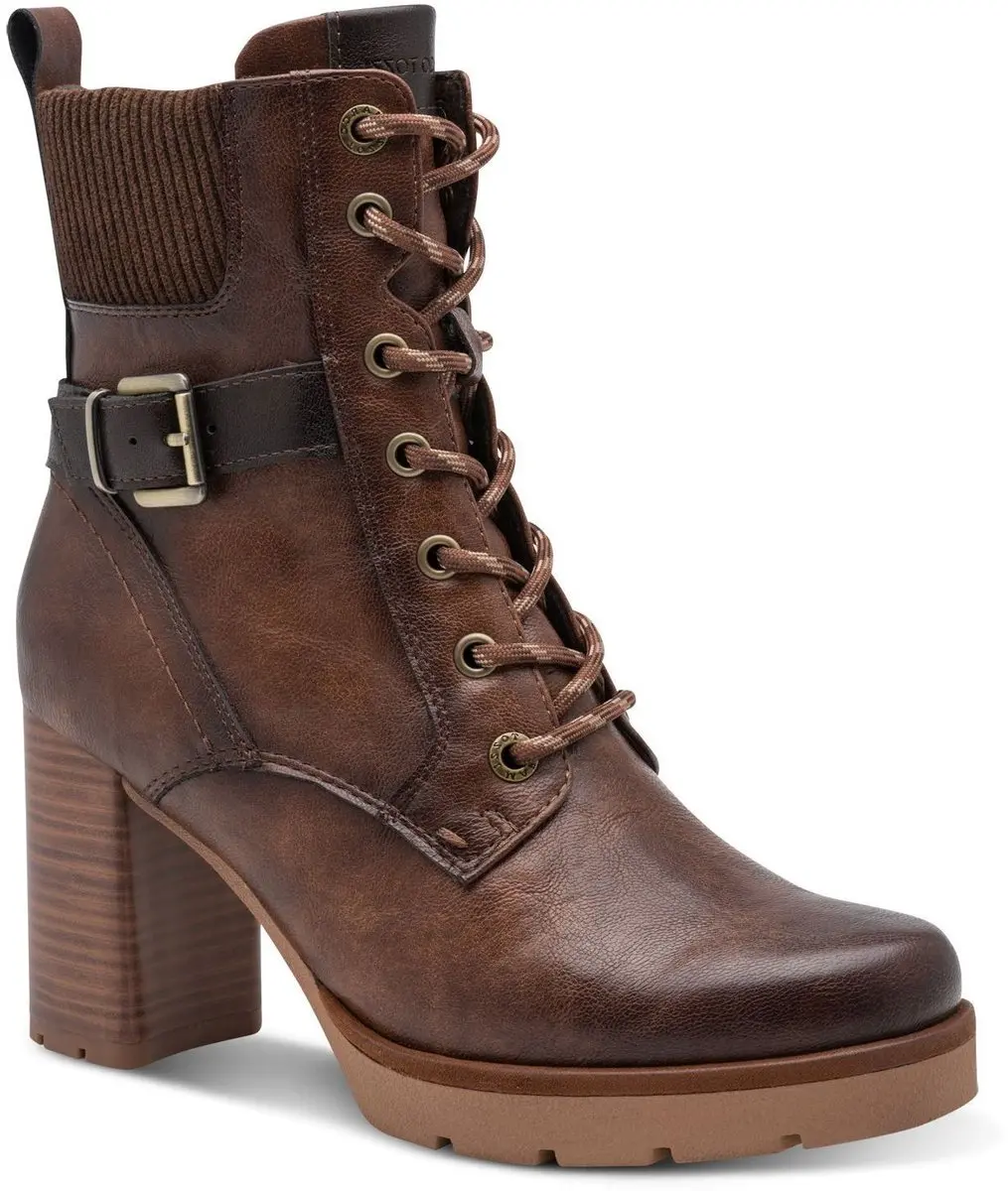 Marco Tozzi Dames Enkellaarsje 2-25215-47 392 F-breedte Maat: 39 EU