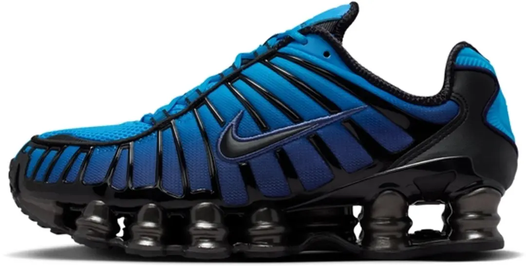 Nike Shox Zwart Blauw Maat 42.5 Zwart Blauw
