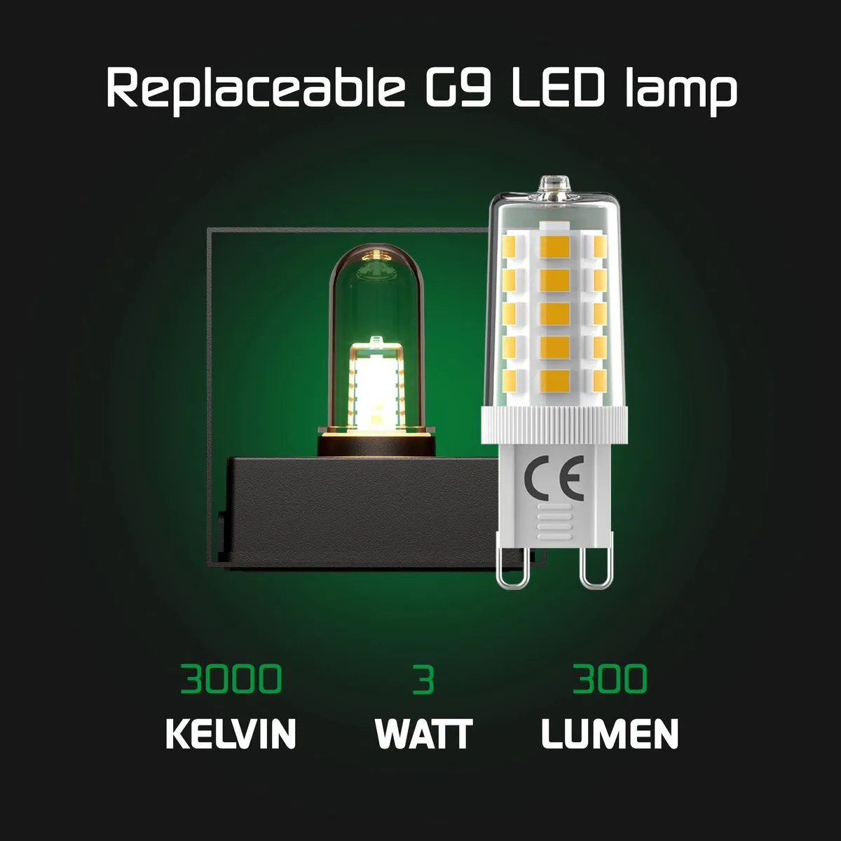 Ledvion 4x USB Wandlamp 4400mAh Sensor - Zwart