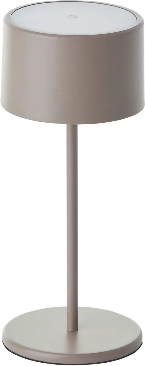 Brilliant Helio LED-tafellamp - 210 lm 3000K Oplaadbaar Taupe - afbeelding 6 van 6