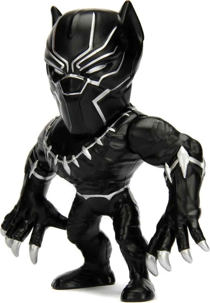 Marvel Black Panther Junior Die-cast Speelfiguur 10cm - Zwart