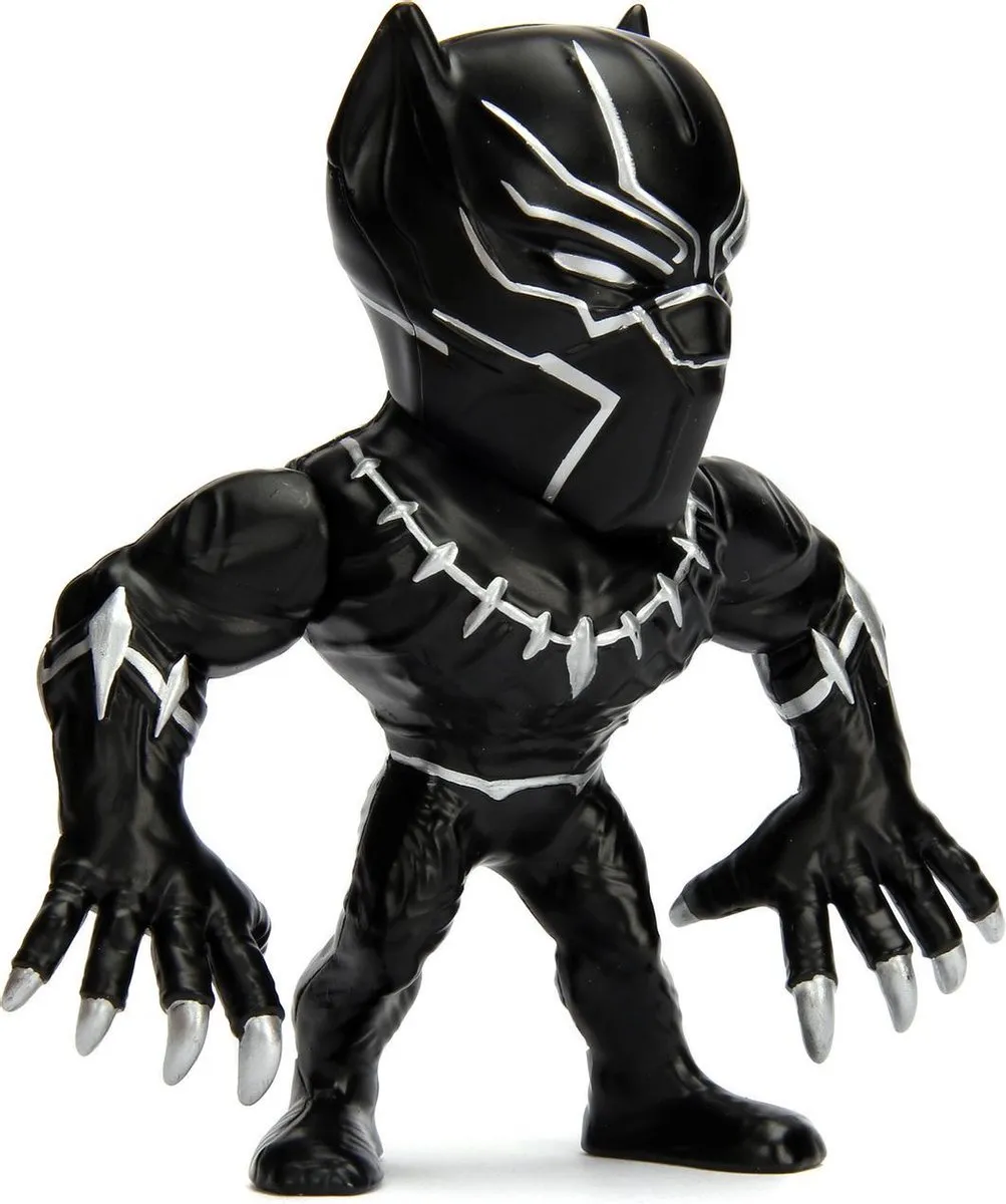Marvel Black Panther Junior Die-cast Speelfiguur 10cm - Zwart