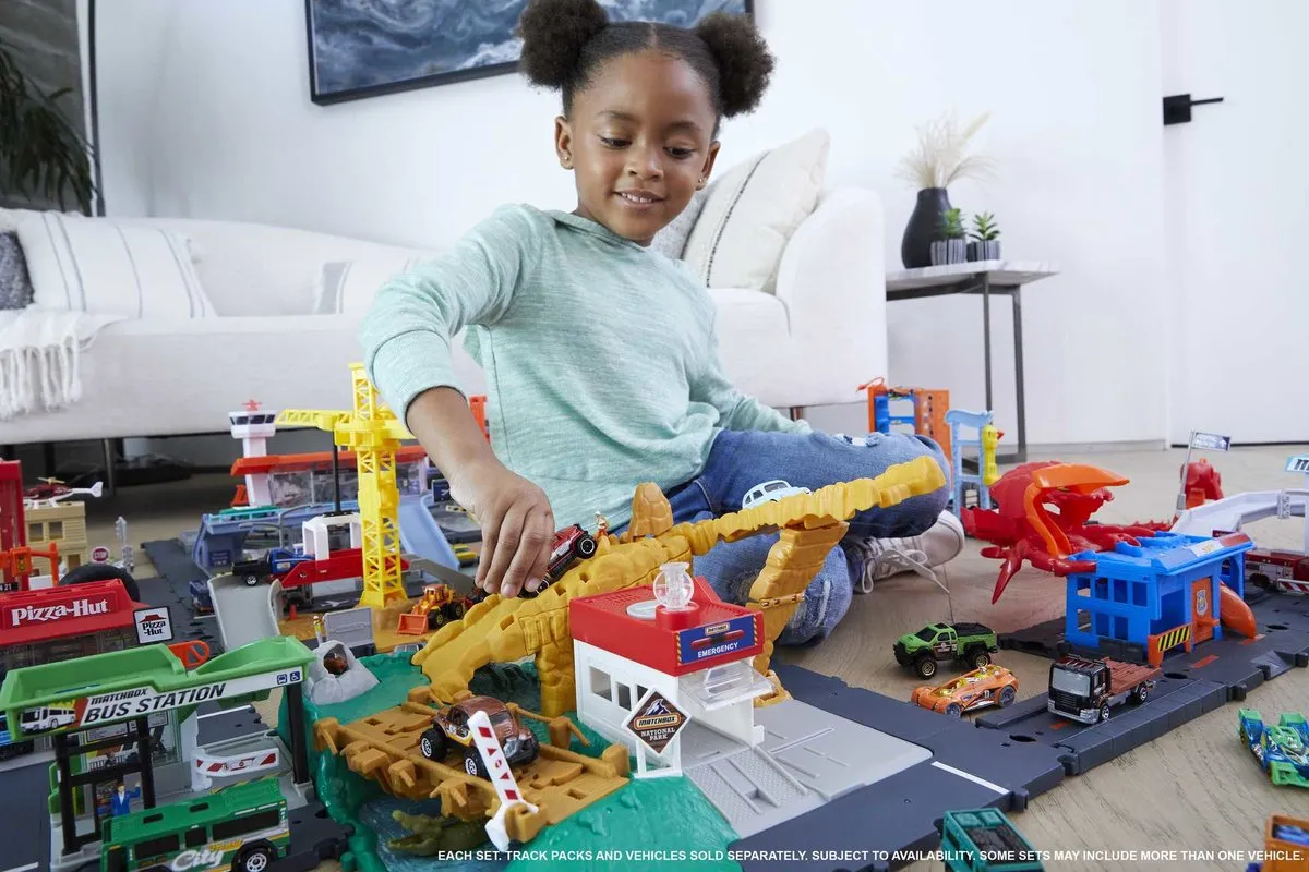 Hot Wheels City Centrum Express Autowasstraat Speelset - afbeelding 5 van 6
