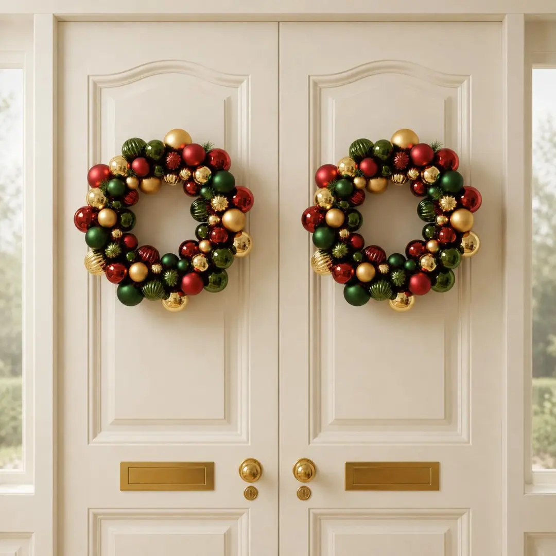 Decoris Kerstballen kerstkrans