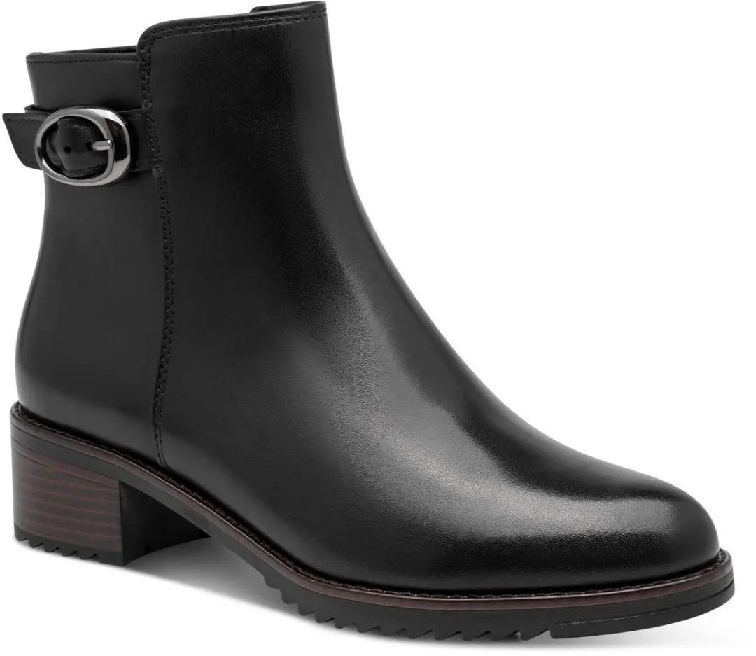 Marco Tozzi Dames Enkellaarsje 2-25377-47 001 F-breedte Maat: 37 EU