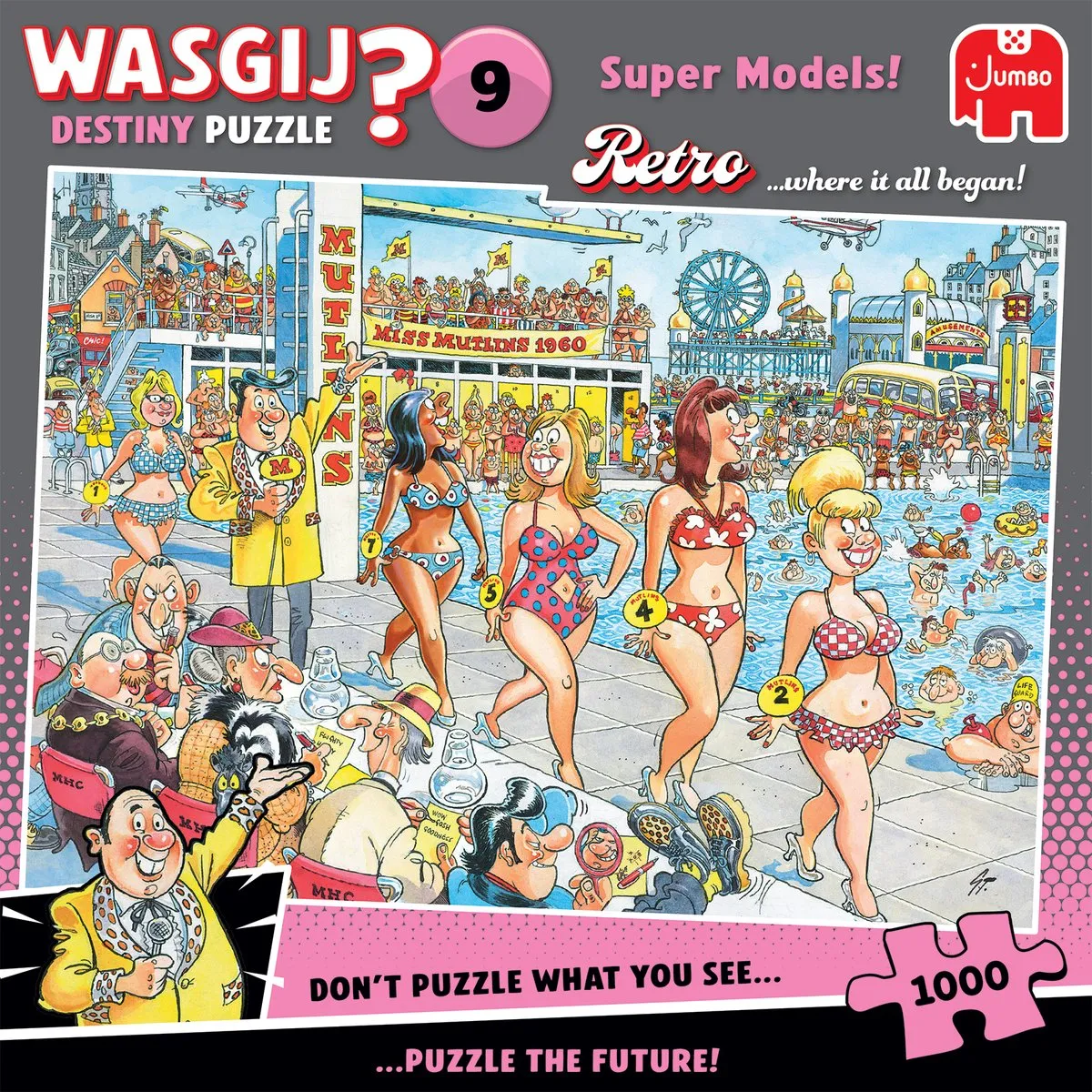 Jumbo Wasgij Retro Destiny 9 Puzzel 1000 Stuks - Meerkleurig