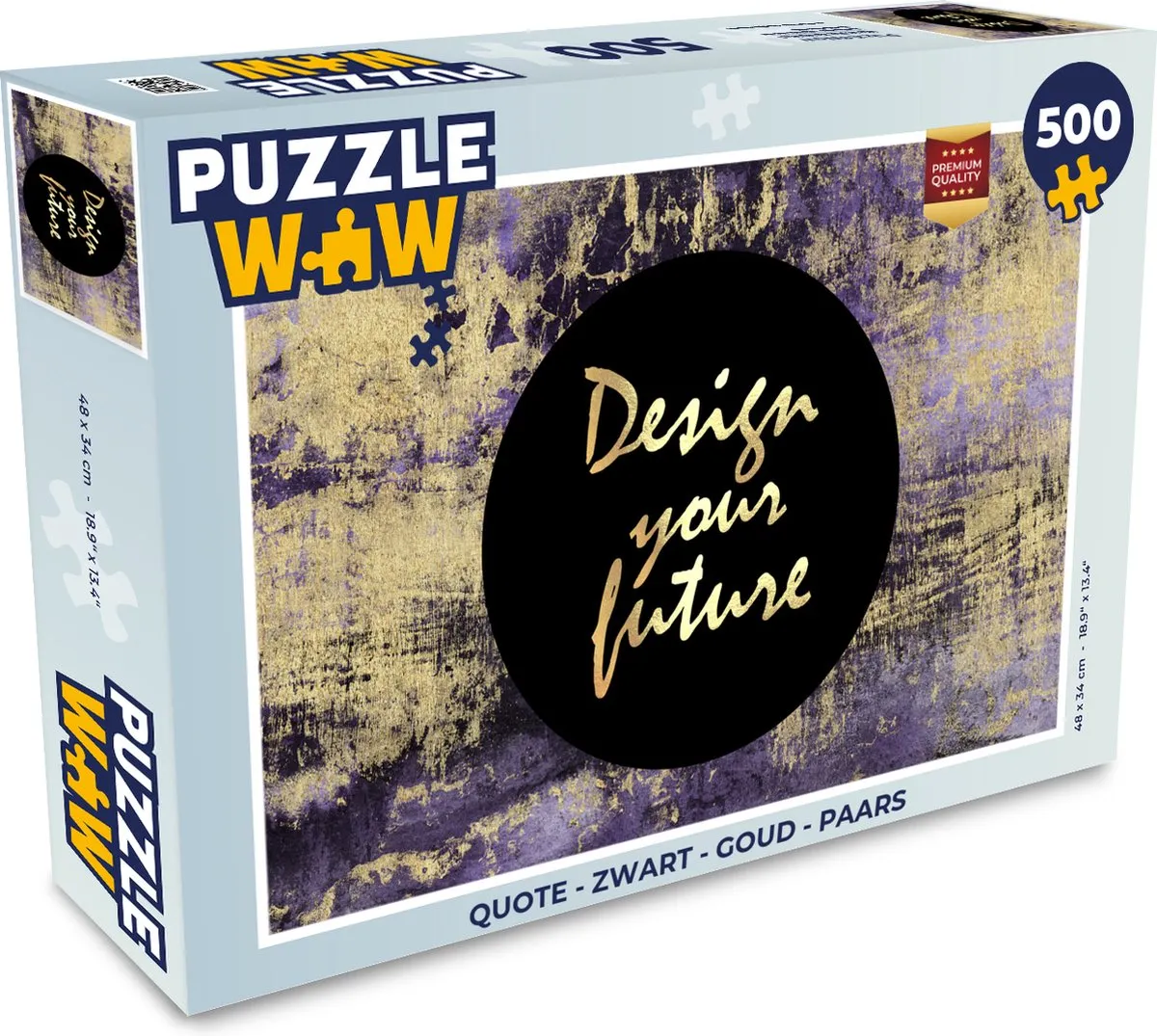 PuzzleWow Quote Legpuzzel 500 Stuks