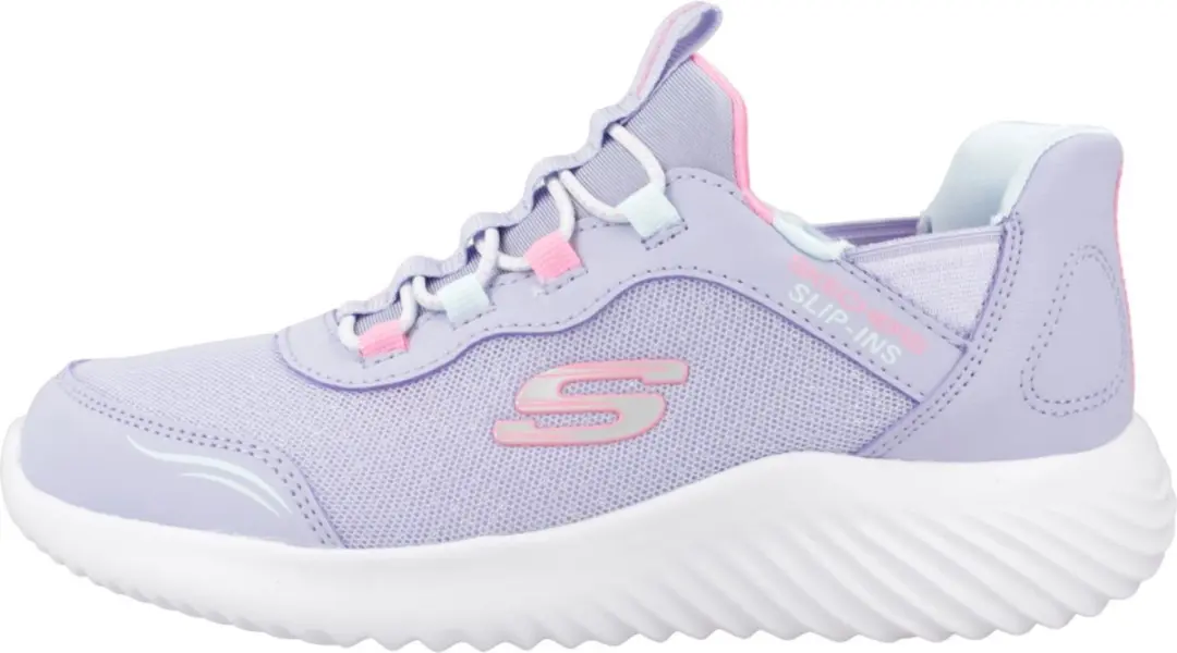 Skechers Slip-ins Bounder Meisjes Sneakers 31 - Paars - afbeelding 2 van 6